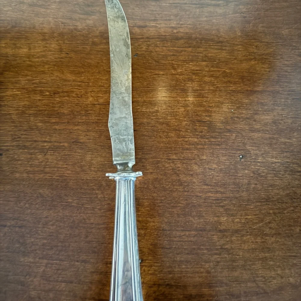 Dominic and Haff Vintage carving set,sterling handled,Elegant Silver Carving Set